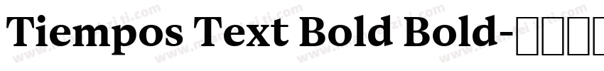 Tiempos Text Bold Bold字体转换